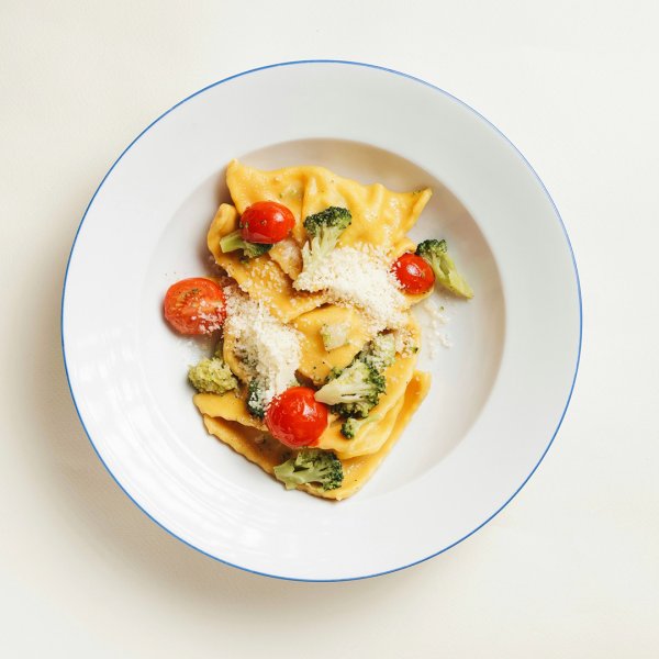 Равиоли с креветкой