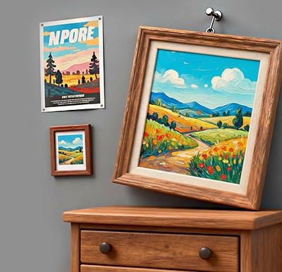 ​Картины и постеры для гостиной: как выбрать и правильно разместить на стене