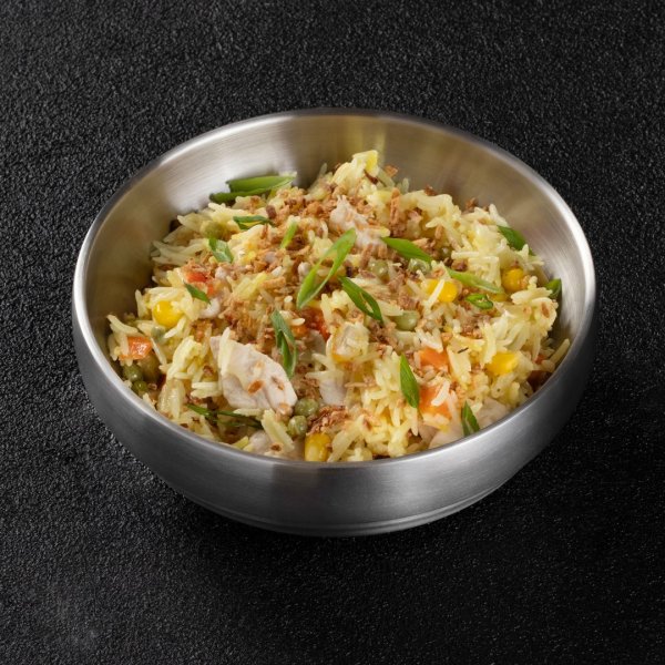 Кхау Пхат с морепродуктами