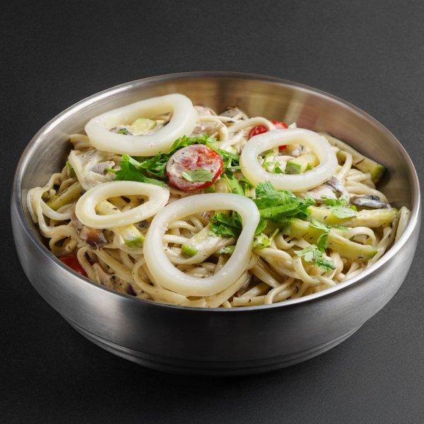 Сливочная лапша с курицей