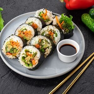КимПаб с овощами