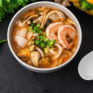Рамен с морепродуктами