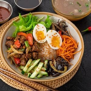 С цыплёнком и овощами