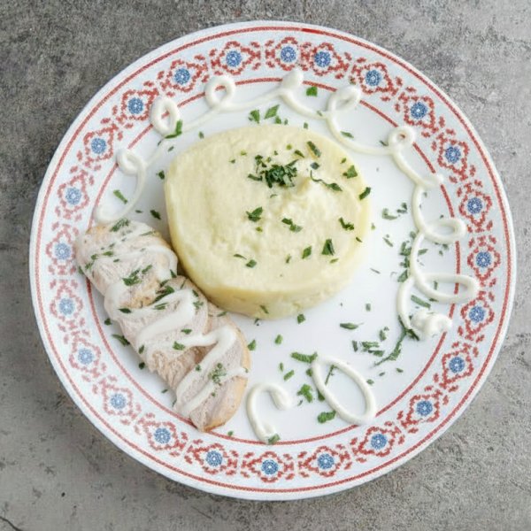 Куриное филе с картофельным пюре