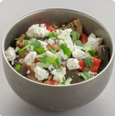 Салат баклажан брынза