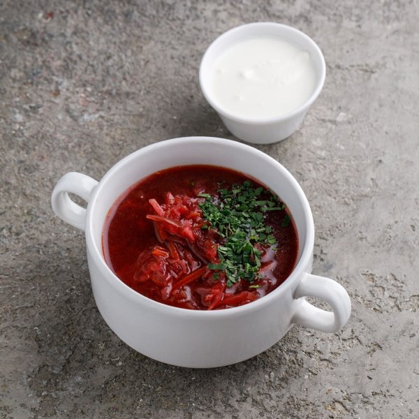 Борщ постный