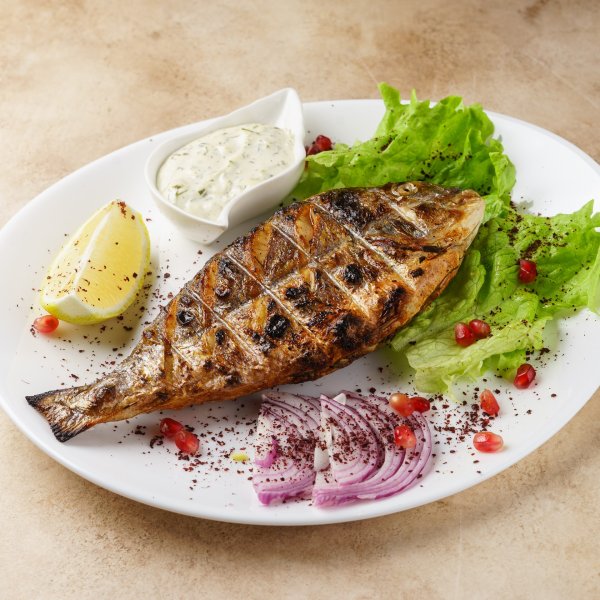 Дорадо на гриле