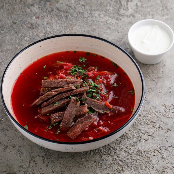 Борщ с говядиной