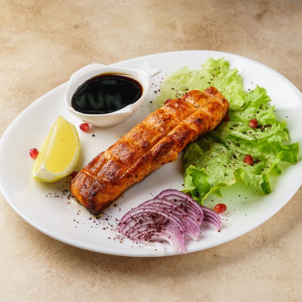 Стейк из лосося