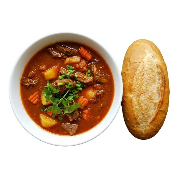 Суп шот ванг с говядиной + хлеб