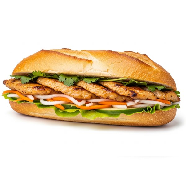 Bánh mì gà nướng с курицей гриль